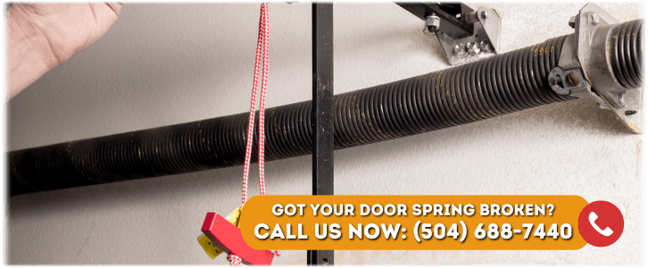 Broken Garage Door Spring Metairie LA